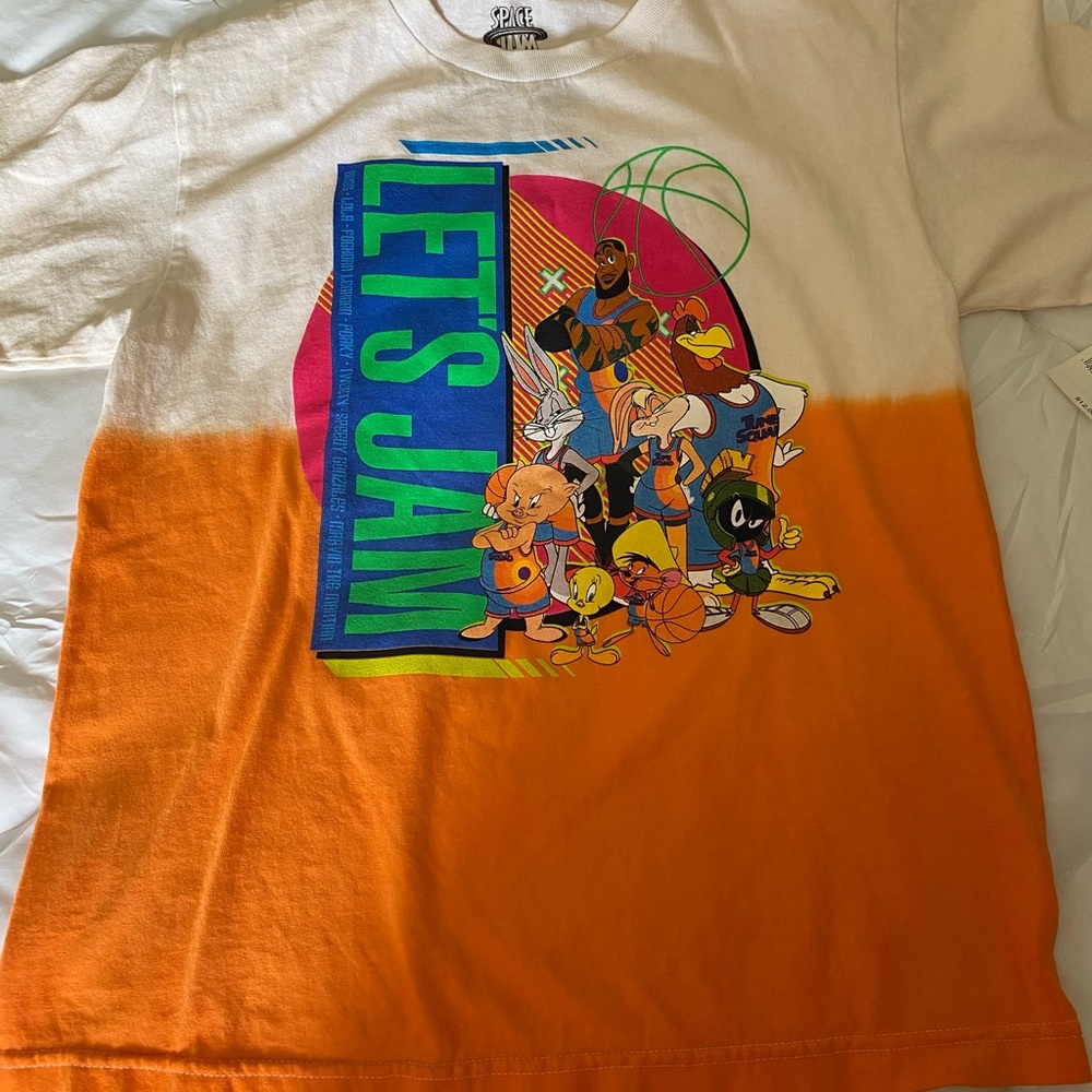 New “Space Jam” Youth Tee Shirt. Size Xl. Multicolor Check Pictures.